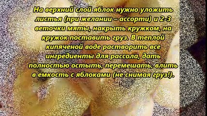 Несколько рецептов моченых яблок