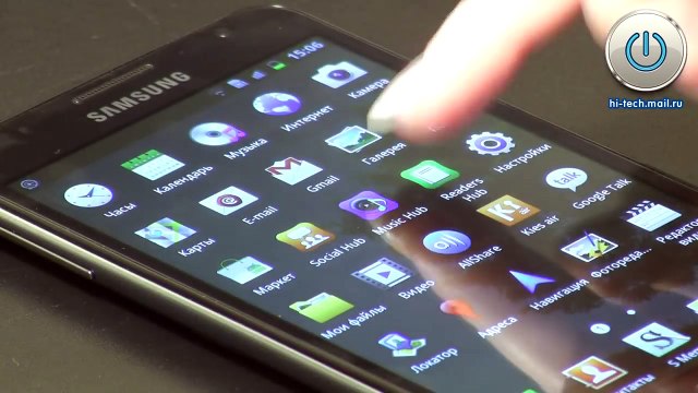 Видеообзор смартфона-планшета Samsung Galaxy Note