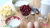 рецепт клюквенные кексы Cranberry cupcakes