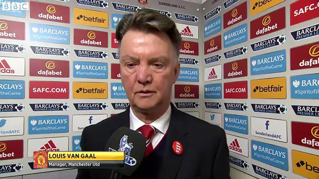 Sunderland 2-1 Man United_ Louis Van Gaal rues defeat - BBC Sport