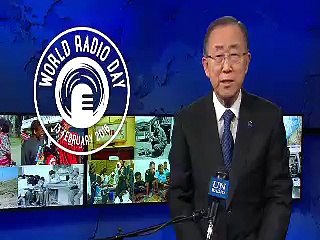 Ban ki Moon Mesage on World Radio Day