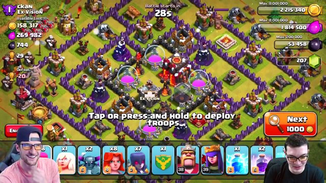 Clash of Clans Molt Trolling Nick! Troll Attack!
