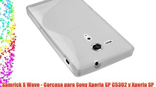 Samrick S Wave - Carcasa para Sony Xperia SP C5302 y Xperia SP LTE C5303 y C5306 (hidrogel