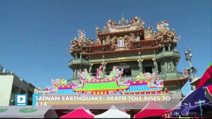 Taiwan earthquake: Death toll rises to 114