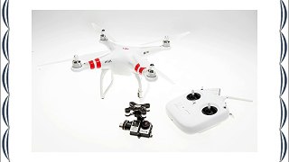 DJI Phantom 2 Dron Cuadrocóptero con Antena UAV con Montaje de Cámara de Acción Gimbal Zenmuse