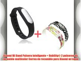 Xiaomi Mi Band Pulsera inteligente   Rubility® 2 pulseras de recambio multicolor Correa de