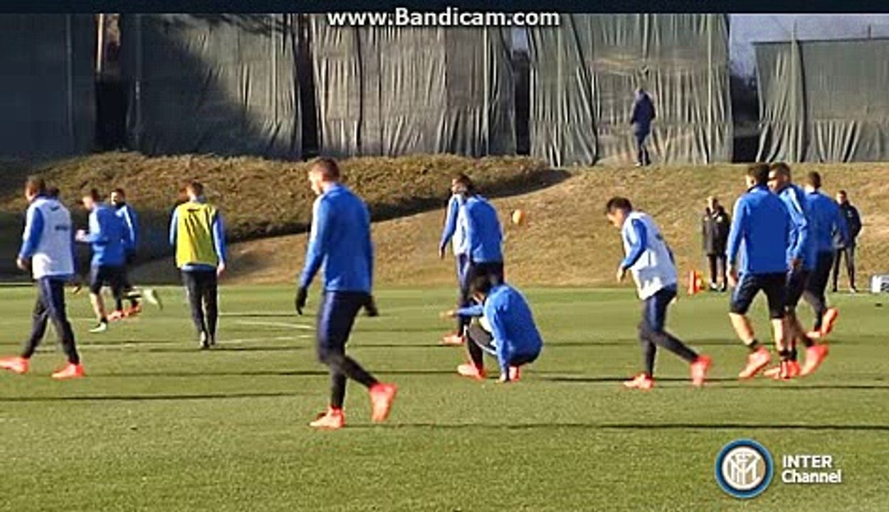 FC Inter training before the match aganist Fiorentina
