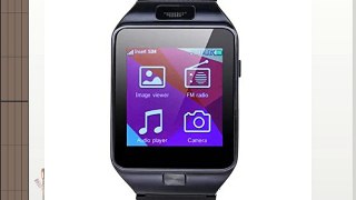 COOLER-Reloj Bluetooth SmartWatch táctil teléfono reloj de la pantalla con la tarjeta del TF