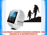 SmartWatch Basic G2 (iOS Android Windows) Reloj inteligente Bluetooth (pantalla táctil llamadas