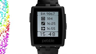 Pebble Steel Smart Watch - Black Matte