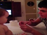 This Baby is adorably amazed by simple Magic Trick