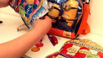 Minions Toy Surprises Backpack! Star Wars Lego Book, Shopkins Mystery Bag, Lego Bionicle, & More!