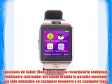 Levipower - Reloj Inteligente SIM Cámara Bluetooth para Andriod IOS (Blanco)