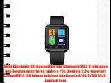 TOKUYI® Bluetooth Smart Watch Reloj Pulsera Inteligente U8 UWatch Apto para Smartphones IOS