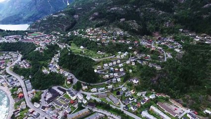 Оригинальный город Одда, Норвегия, 4К