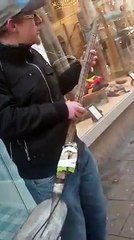 Why bother with expensive gear, when you're full of talent