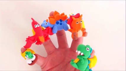 Play Doh Dinosaurs Finger Family Song