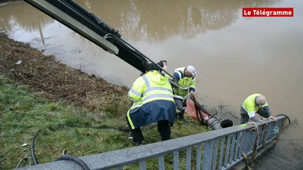 Paimpol. Une 2e pompe installée au bassin de rétention de Mahalez