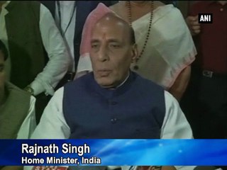 JNU protests had Hafiz Saeed's support, says Rajnath Singh
