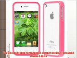 TPU Gel Rosa Funda Parachoques Bumper Carcasa Para Apple iPhone 4 4G 4S