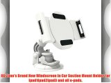 HD Zone - Soporte de coche con ventosa para Apple iPad y tablet (rotación de 360 grados 163