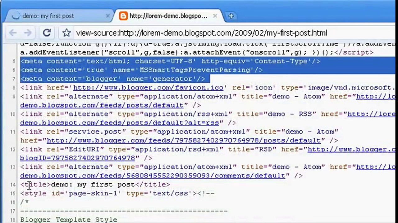 how to seo blogger with custom meta and title tags,increase your more trafic 100%.