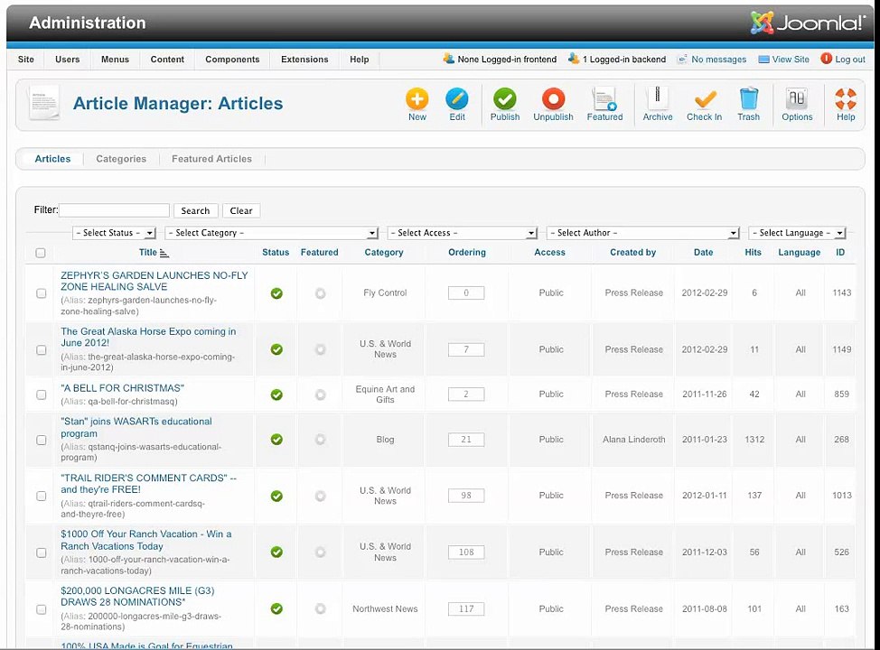 How to alter the byline or written by line in a Joomla article
