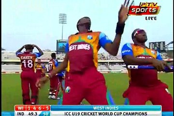 West Indies Team Celebrations After Winning U-19 World Cup 2016