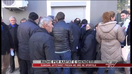 Elbasan, radhë për kartat e shëndetit - News, Lajme - Vizion Plus
