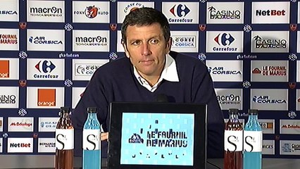 Gazélec Ajaccio 2-3 ESTAC Troyes : les réactions de T. Laurey & M. Bradja