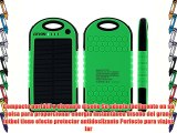 Cargador Solar Móvil Panel Portátil Levin Batería Impermeable Externa para iPhone Todo Smartphone