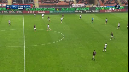 Keisuke Honda Goal HD _ AC Milan 2-0 Genoa - 14-02-2016