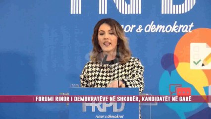 FORUMI RINOR I DEMOKRATËVE NË SHKODËR, KANDIDATËT NË GARË