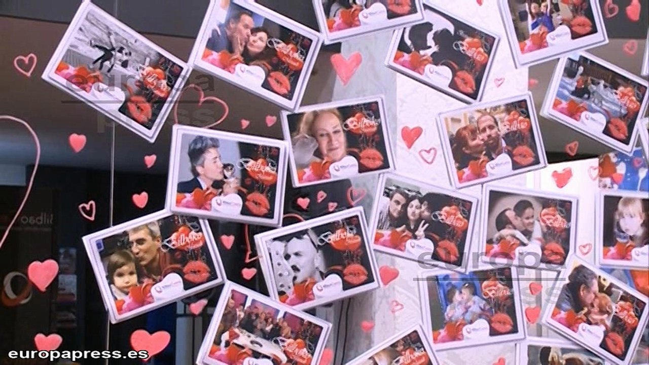 Besos para celebrar San Valentín