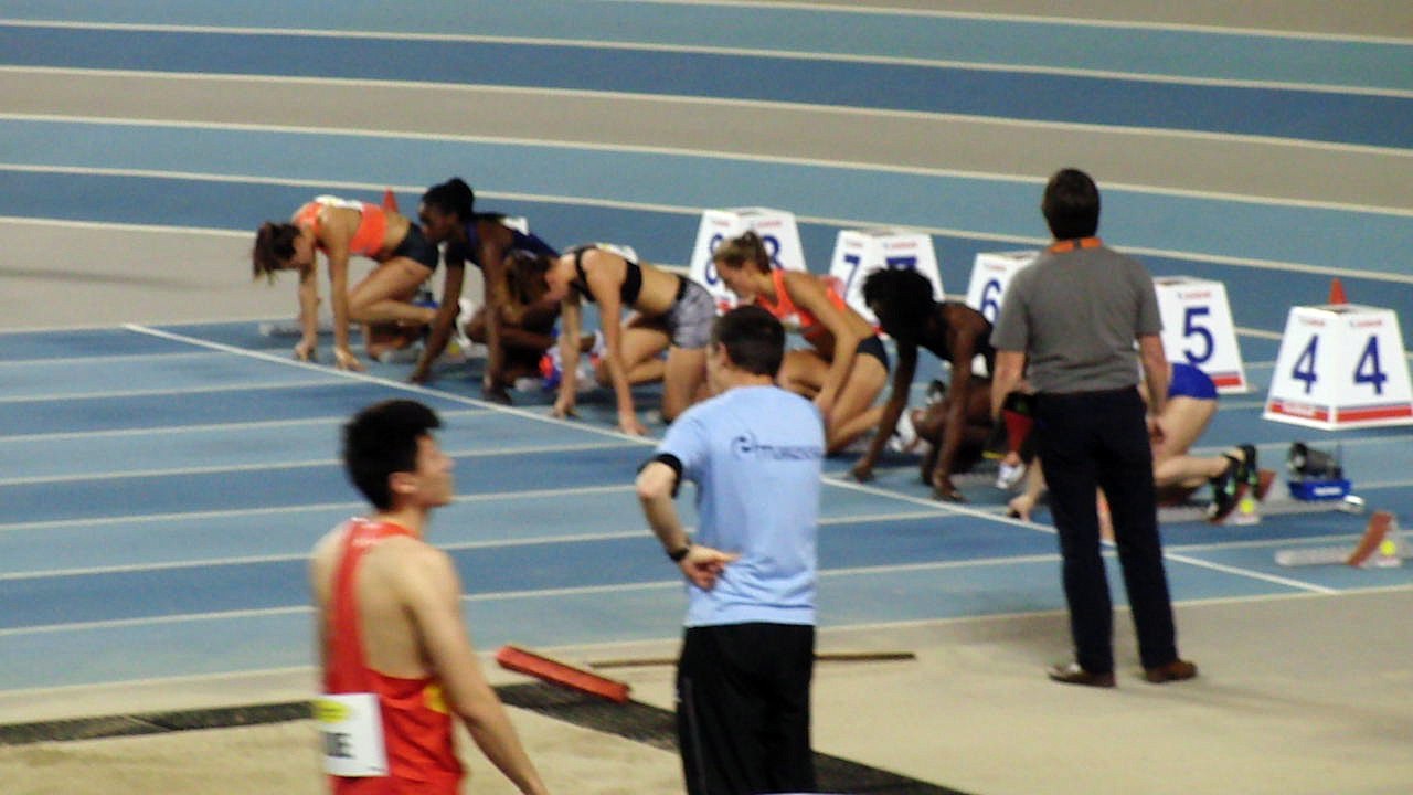 série 60m haies femmes Gand 2016