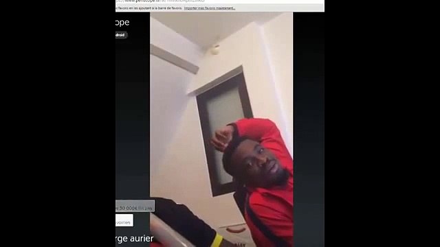 La vidéo scandale en intégralité de Serge Aurier sur Périscope