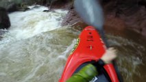 Funny and sketchy kayaking in Basque Country