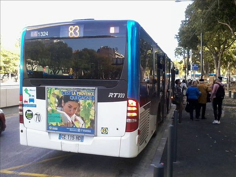 Sound Bus Mercedes-Benz Citaro Facelift n°1324 de la RTM - Marseille sur la ligne 83