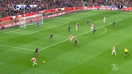 Theo Walcott Goal HD - Arsenal 1-1 Leicester - 14-02-2016