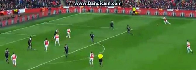 HD 720p: Theo Walcott Goal || Arsenal 1-1 Leicester City 14/2/2016