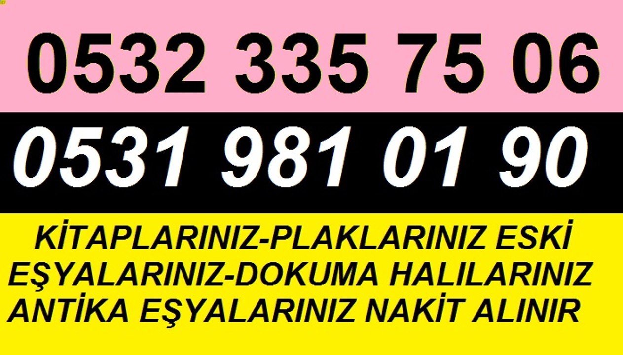 TUZLA ANTİKA ALANLAR ANTİKA EŞYA İKİNCİ EL KİTAP PLAK ALANLAR