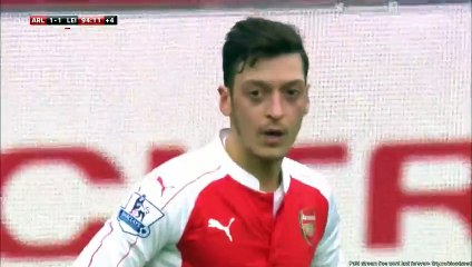 Danny Welbeck Incredible GOAL _ Arsenal 2-1 Leicester City 14.02.2016 HD