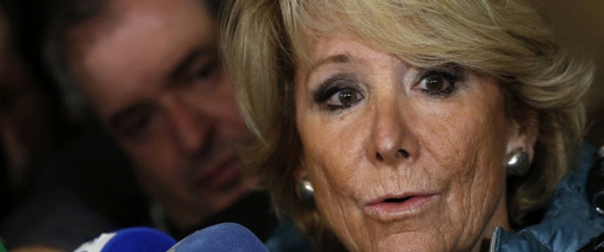 Esperanza Aguirre dimite como presidenta del PP de Madrid
