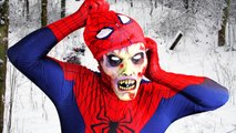 Spiderman vs Venom vs Carnage vs Zombie Spiderman!  Superhero Battle Movie in Real Life! (1080p)