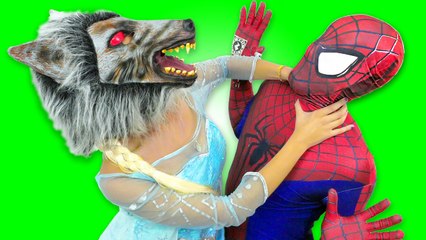 Spiderman vs Werewolf vs Batman vs Fozen elsa! Superhero Fun Movie in Real Life (1080p)