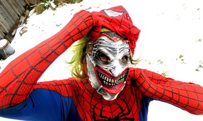 SPIDERMAN VS ZOMBIE JOKER VS VENOM VS IRONMAN Superhero in Real Life (720p)