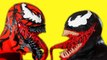 Venom vs Carnage in Real Life! Superhero Fruit Loops Battle with Hulk! (1080p)