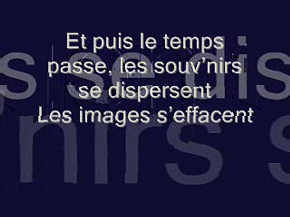 Les mots d'un instant karaoké