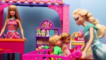 Barbie & Mike The Merman Shopkins Store Disney Frozen Elsa's kids, Spiderman, Merida DisneyCarToys