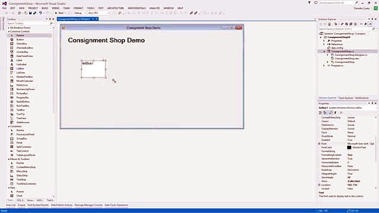 Creating a C# Application_clip4